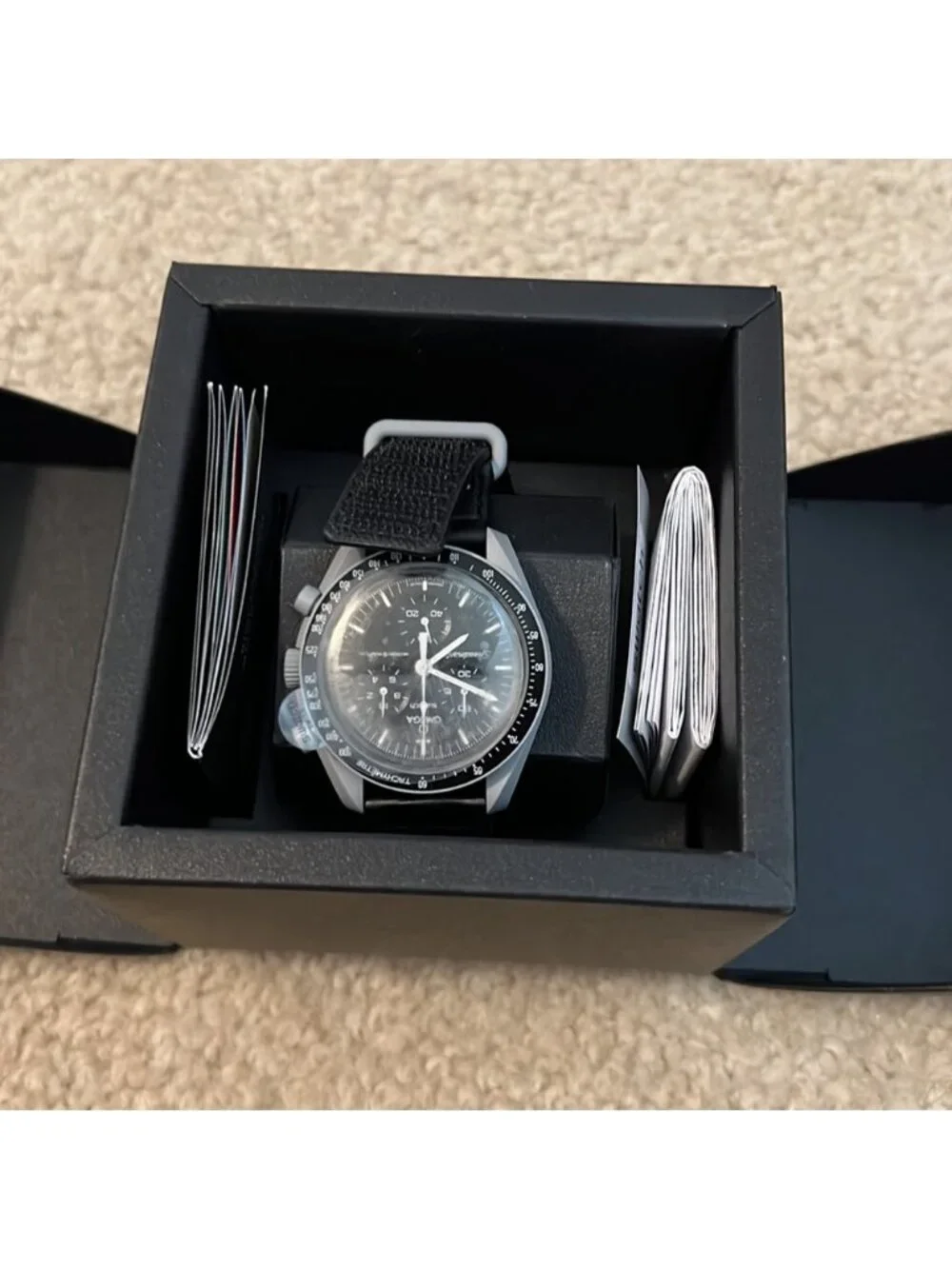 Omega x Swatch Mission to the Moon Bioceramic Moonwatch Brand New